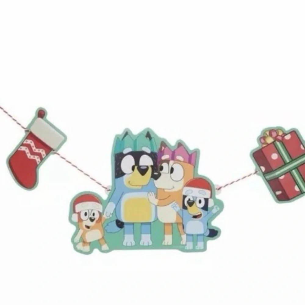 Bluey Holiday Wall Décor Garland